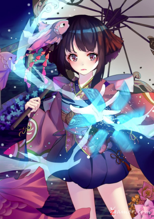 阴阳师手游萝莉神乐壁纸美图鉴赏962