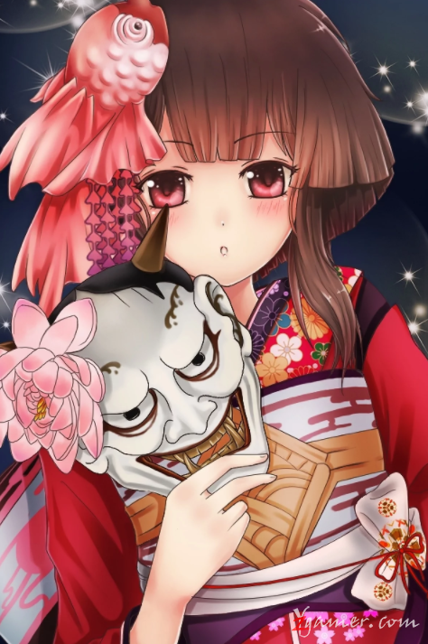 阴阳师手游萝莉神乐壁纸美图鉴赏309