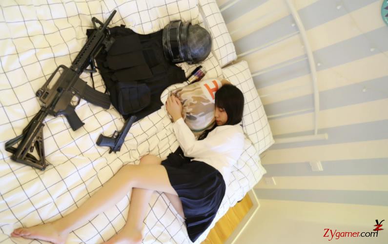 绝地求生美女真人吃鸡装扮CosPlay美图207