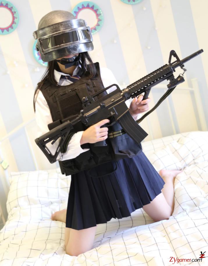 绝地求生美女真人吃鸡装扮CosPlay美图441