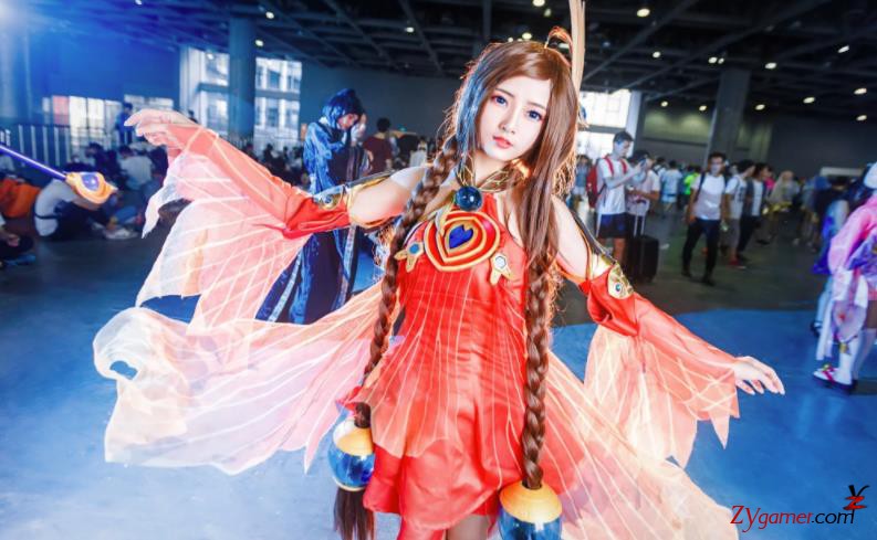 王者荣耀美女玩家COS大乔很美很仙131
